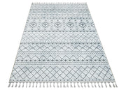 Praveer  Gri Kadife Dijital Baskı Halı