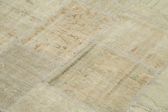 Kırk Yama Bej Patchwork Pamuk Yün El Dokuma Halısı 175x248 Agacan