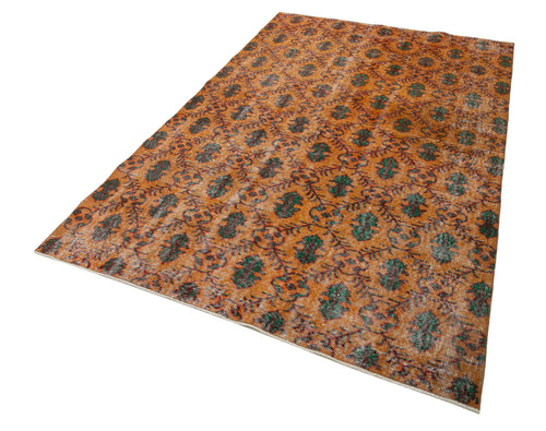 Checkered Kilim Turuncu Damalı Pamuk Yün El Dokuma Halısı 159x259 Agacan