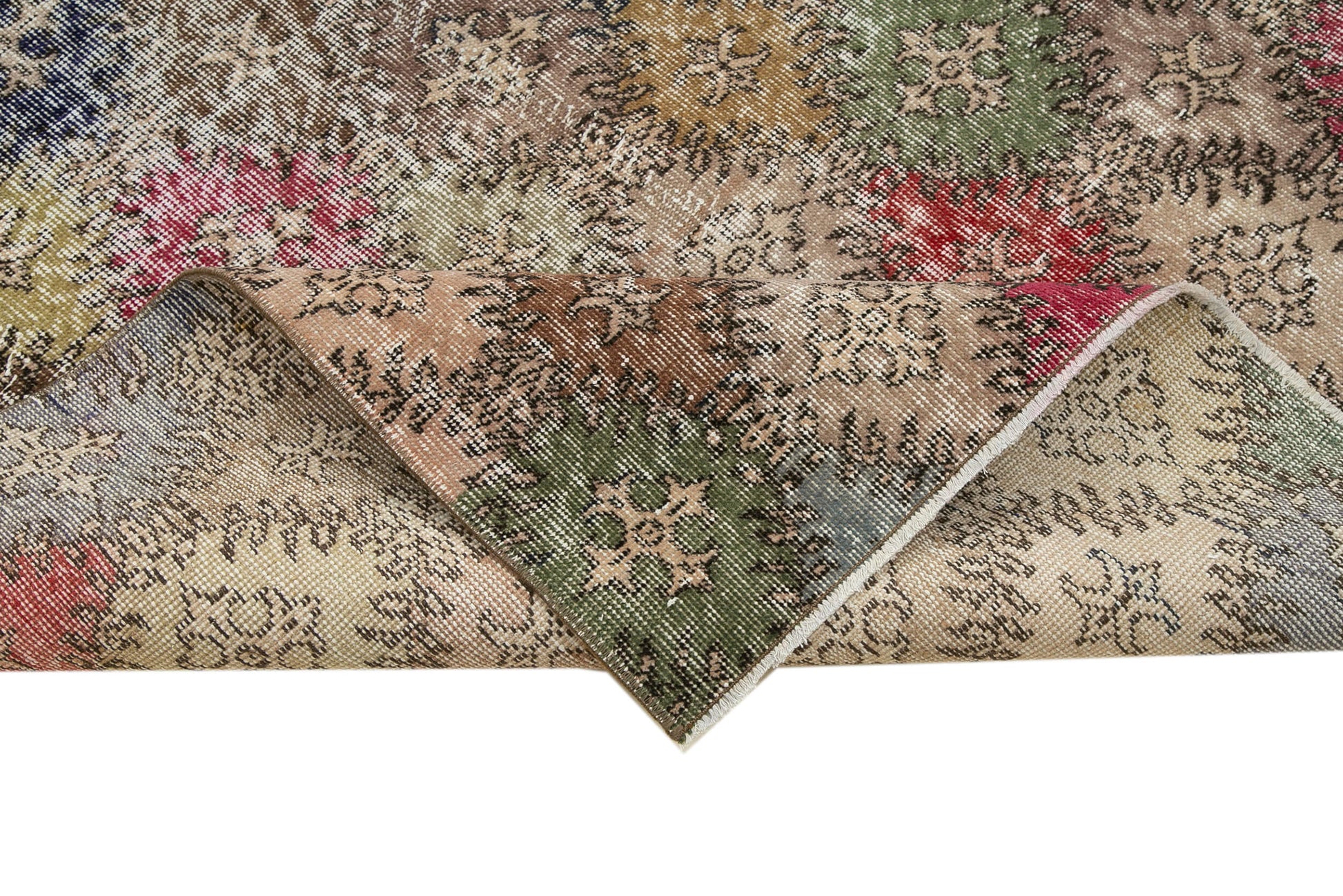 Checkered Kilim Beyaz Damalı Pamuk Yün El Dokuma Halısı 150x260 Agacan