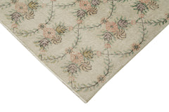 Checkered Kilim Bej Damalı Pamuk Yün El Dokuma Halısı 180x284 Agacan