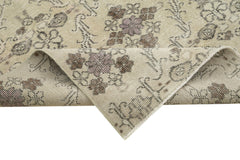 Checkered Kilim Bej Damalı Pamuk Yün El Dokuma Halısı 175x258 Agacan