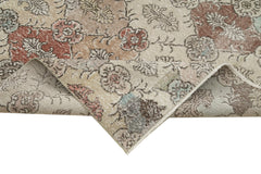 Checkered Kilim Bej Damalı Pamuk Yün El Dokuma Halısı 160x307 Agacan