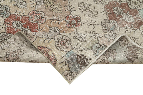 Checkered Kilim Bej Damalı Pamuk Yün El Dokuma Halısı 160x307 Agacan