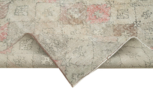 Checkered Kilim Bej Damalı Pamuk Yün El Dokuma Halısı 180x280 Agacan