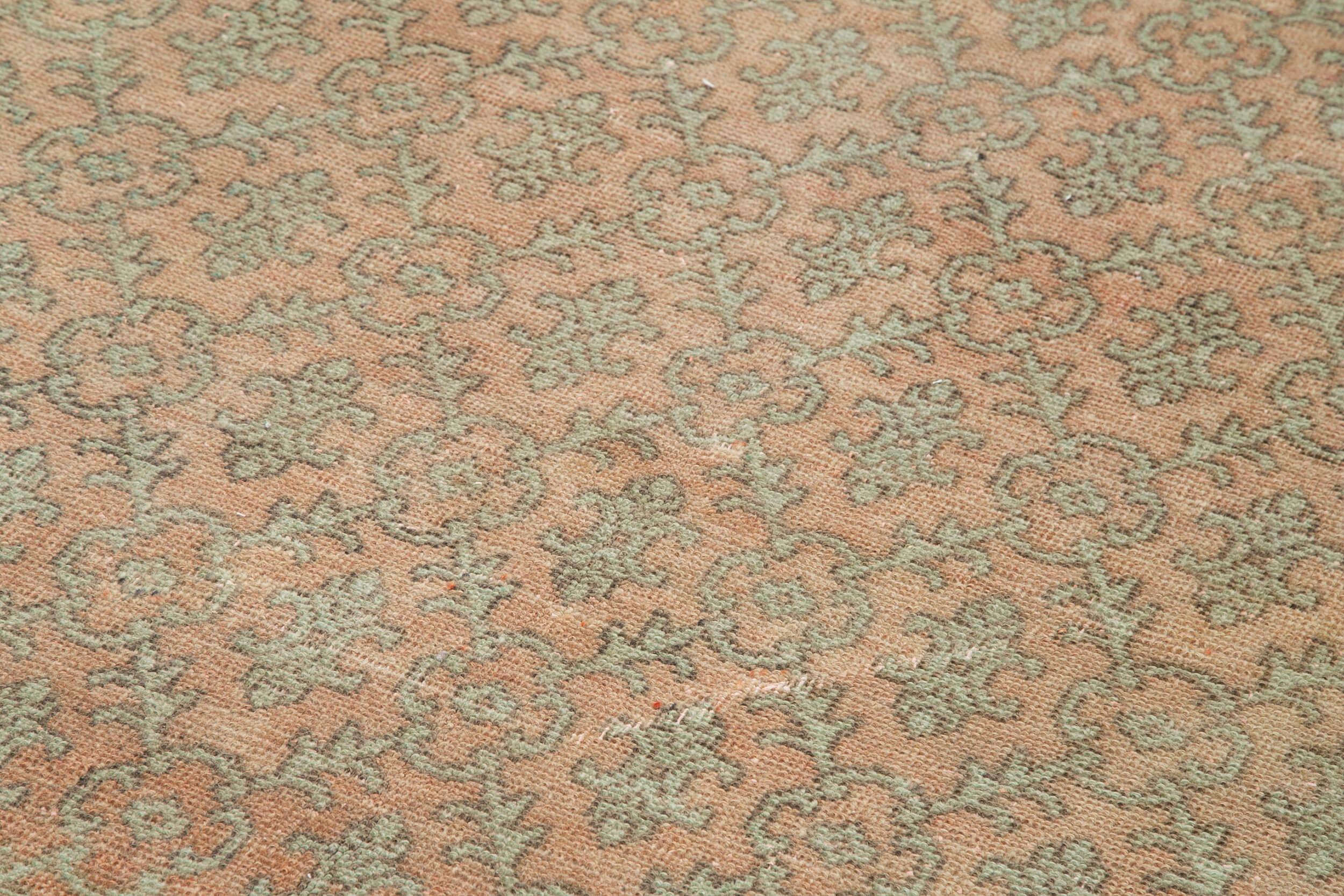 Checkered Kilim Bej Damalı Pamuk Yün El Dokuma Halısı 170x292 Agacan