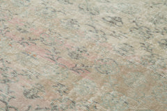 Checkered Kilim Bej Damalı Pamuk Yün El Dokuma Halısı 180x294 Agacan