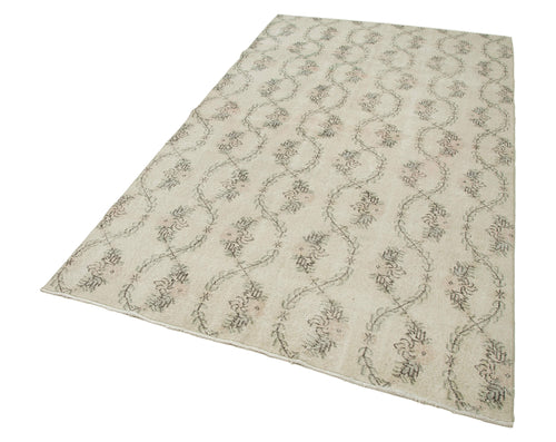 Checkered Kilim Bej Damalı Pamuk Yün El Dokuma Halısı 150x260 Agacan