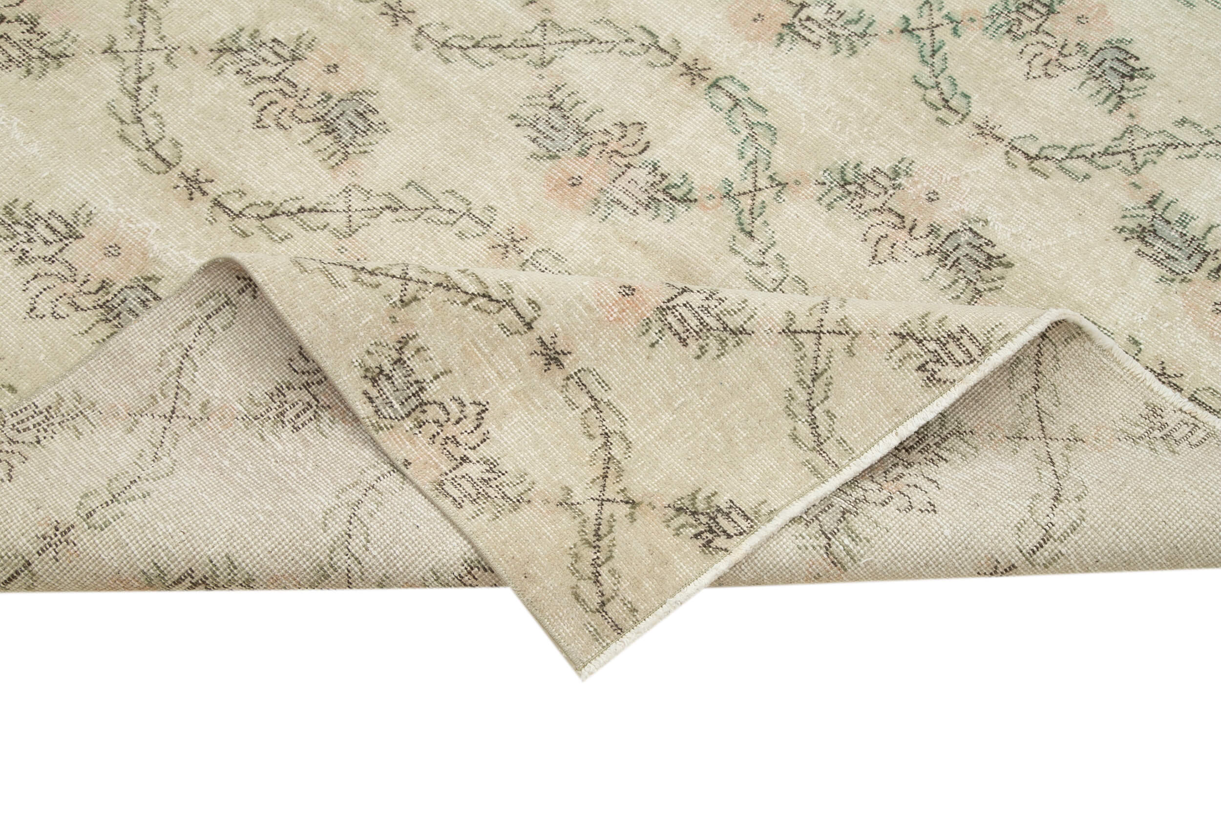 Checkered Kilim Bej Damalı Pamuk Yün El Dokuma Halısı 150x260 Agacan