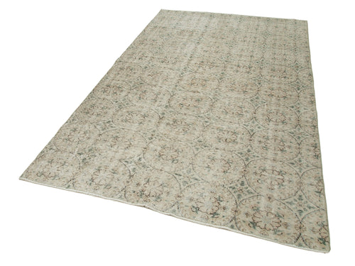 Checkered Kilim Bej Damalı Pamuk Yün El Dokuma Halısı 157x256 Agacan