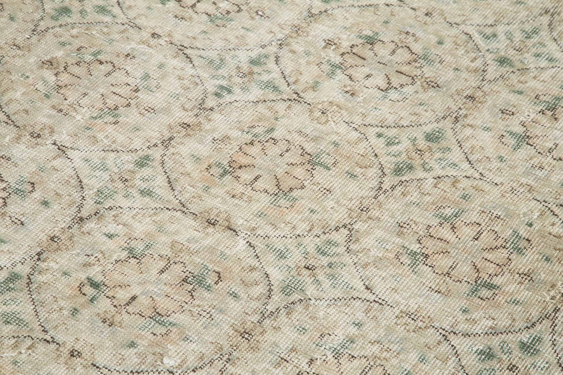 Checkered Kilim Bej Damalı Pamuk Yün El Dokuma Halısı 157x256 Agacan