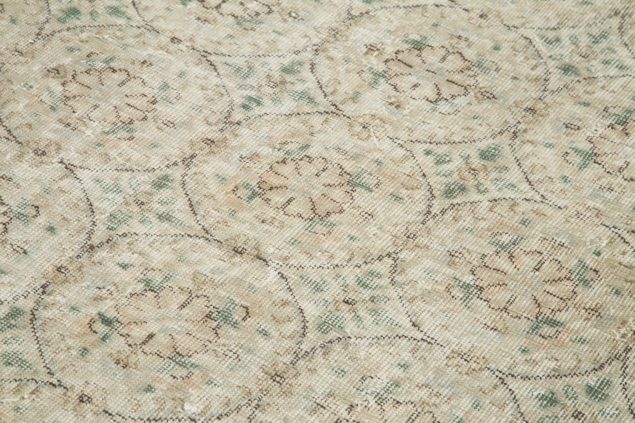 Checkered Kilim Bej Damalı Pamuk Yün El Dokuma Halısı 157x256 Agacan