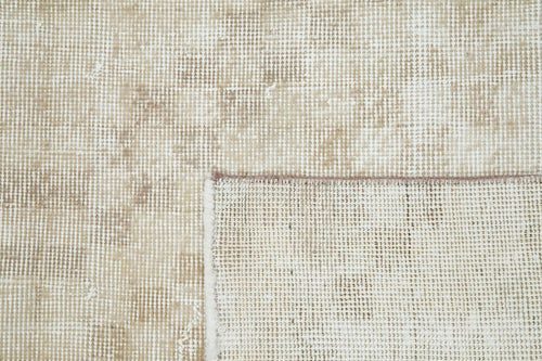 Checkered Kilim Bej Damalı Pamuk Yün El Dokuma Halısı 163x277 Agacan