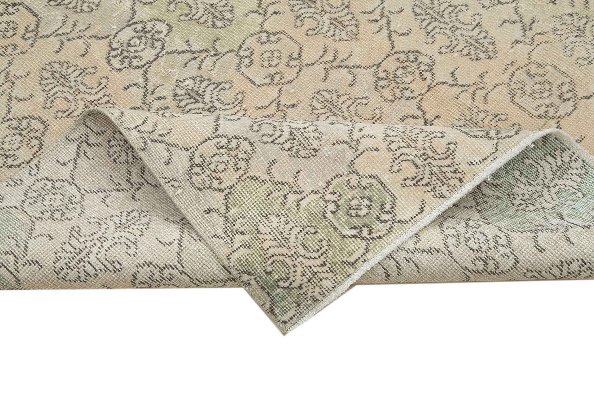 Checkered Kilim Bej Damalı Pamuk Yün El Dokuma Halısı 165x268 Agacan