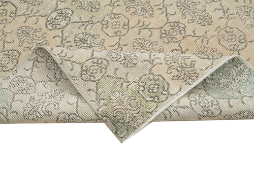 Checkered Kilim Bej Damalı Pamuk Yün El Dokuma Halısı 165x268 Agacan