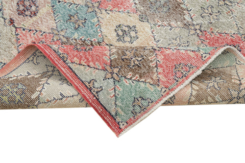 Checkered Kilim Beyaz Damalı Pamuk Yün El Dokuma Halısı 134x273 Agacan
