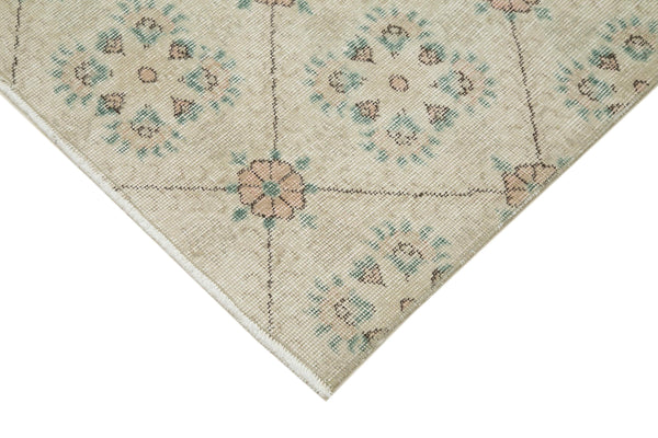 Checkered Kilim Bej Damalı Pamuk Yün El Dokuma Halısı 148x253 Agacan