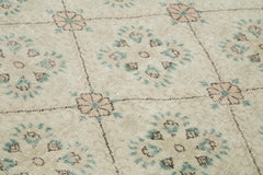 Checkered Kilim Bej Damalı Pamuk Yün El Dokuma Halısı 148x253 Agacan