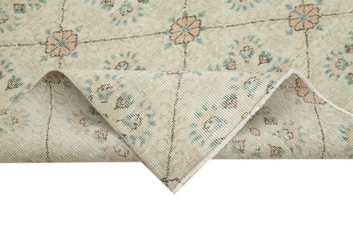 Checkered Kilim Bej Damalı Pamuk Yün El Dokuma Halısı 148x253 Agacan