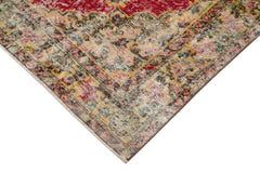 Checkered Kilim Kırmızı Damalı Pamuk Yün El Dokuma Halısı 164x268 Agacan