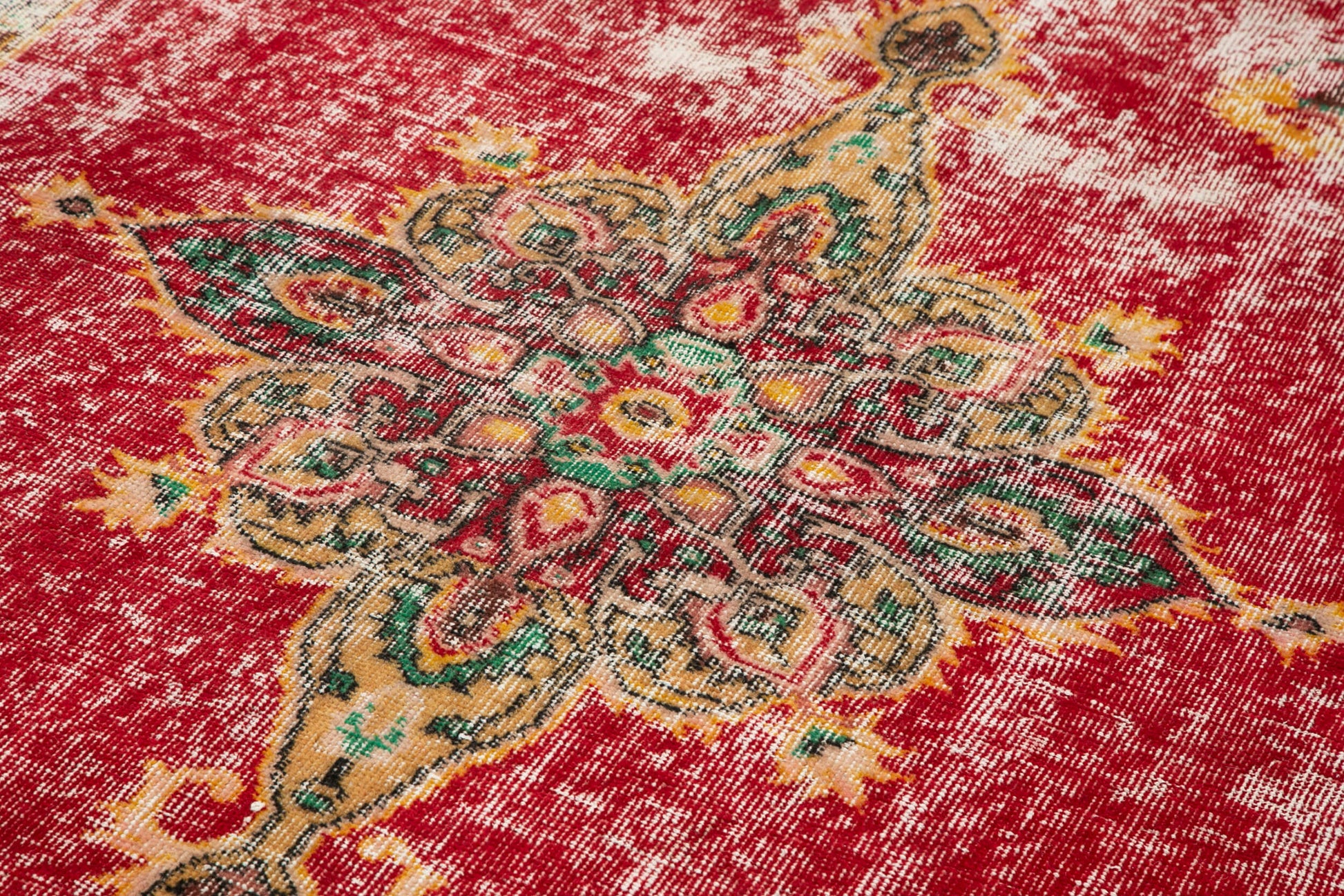 Checkered Kilim Kırmızı Damalı Pamuk Yün El Dokuma Halısı 164x268 Agacan