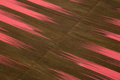 Degrade Kilim Pembe Çizgili Pamuk Yün El Dokuma Halısı 199x283 Agacan