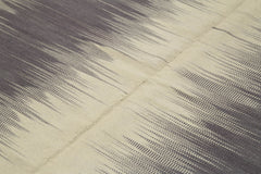 Degrade Kilim Mor Çizgili Pamuk Yün El Dokuma Halısı 199x292 Agacan