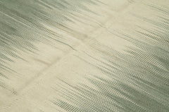 Degrade Kilim Yeşil Çizgili Pamuk Yün El Dokuma Halısı 202x276 Agacan