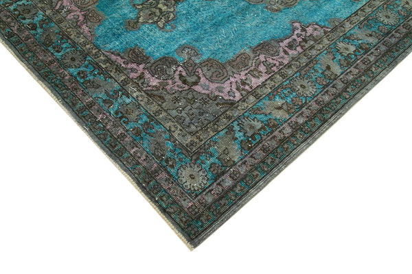 Oyma Vintage Gri Eskitme Pamuk Yün El Dokuma Halısı 180x271 Agacan