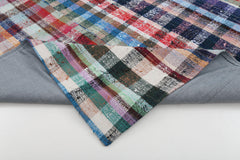 Kırk Yama Gri Patchwork Pamuk Yün El Dokuma Halısı 256x305 Agacan