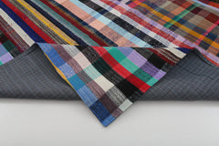 Kırk Yama Gri Patchwork Pamuk Yün El Dokuma Halısı 250x307 Agacan