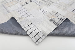 Kırk Yama Bej Patchwork Pamuk Yün El Dokuma Halısı 264x363 Agacan