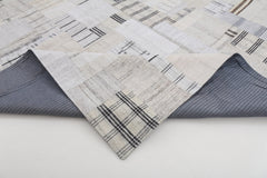 Kırk Yama Bej Patchwork Pamuk Yün El Dokuma Halısı 298x401 Agacan