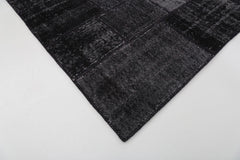 Flag Patchwork Beyaz Figürlü Pamuk Yün El Dokuma Halısı 199x303 Agacan