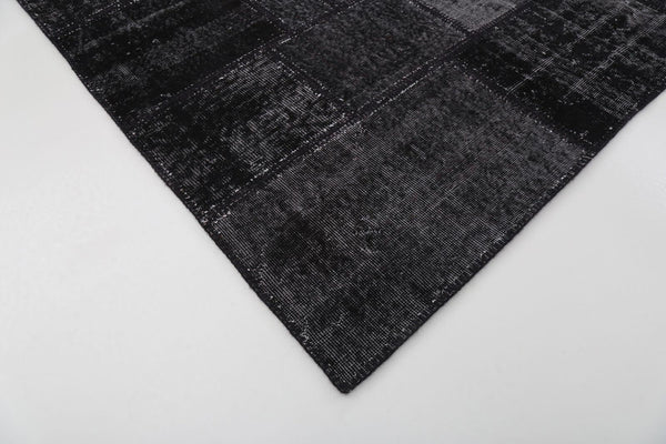 Flag Patchwork Beyaz Figürlü Pamuk Yün El Dokuma Halısı 199x303 Agacan