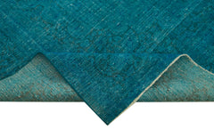 Persian Mavi Klasik Pamuk Yün El Dokuma Halısı 306x403 Agacan