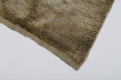 Tulu Kahverengi Geometrik Pamuk Yün El Dokuma Halısı 94x161 Agacan