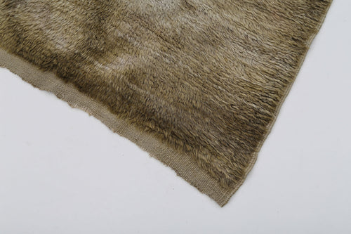 Tulu Kahverengi Geometrik Pamuk Yün El Dokuma Halısı 94x161 Agacan