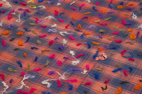 Anatolian Kilim Kırmızı Çizgili Pamuk Yün El Dokuma Halısı 181x321 Agacan