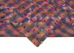 Anatolian Kilim Kırmızı Çizgili Pamuk Yün El Dokuma Halısı 181x321 Agacan