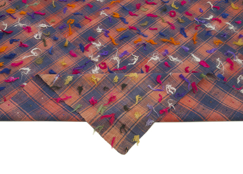 Anatolian Kilim Kırmızı Çizgili Pamuk Yün El Dokuma Halısı 181x321 Agacan