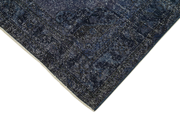 Zile Mor Eskitme Pamuk Yün El Dokuma Halısı 146x384 Agacan