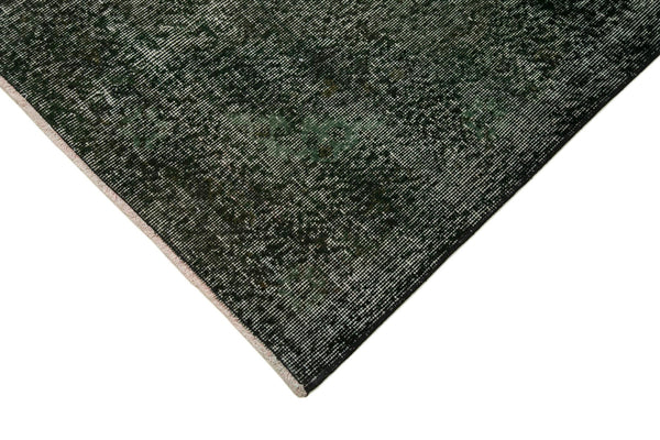 Zile Siyah Eskitme Pamuk Yün El Dokuma Halısı 146x380 Agacan
