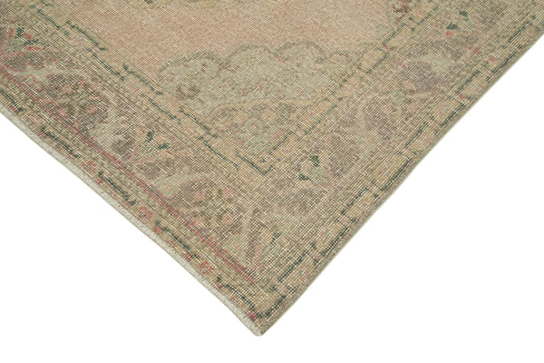 Zile Bej Eskitme Pamuk Yün El Dokuma Halısı 145x393 Agacan