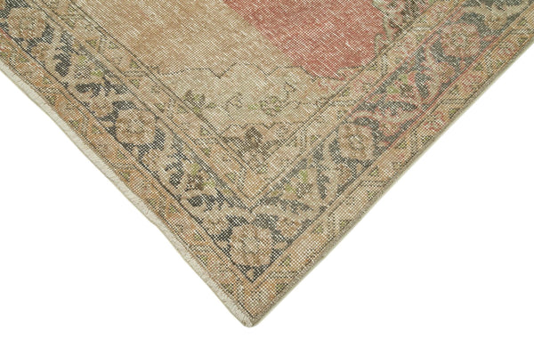 Zile Bej Eskitme Pamuk Yün El Dokuma Halısı 144x378 Agacan