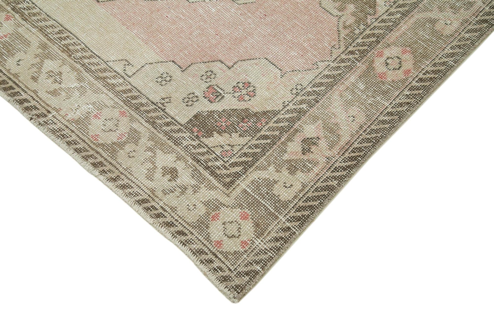 Zile Bej Eskitme Pamuk Yün El Dokuma Halısı 150x384 Agacan
