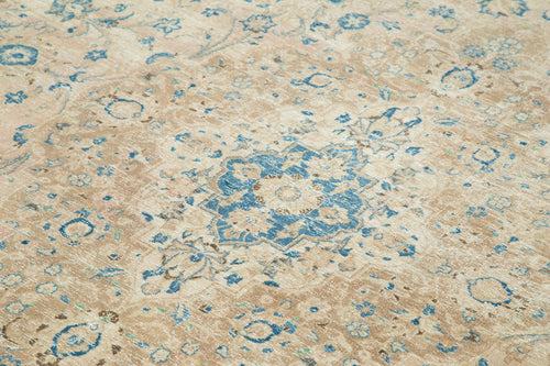 Persian Bej Klasik Pamuk Yün El Dokuma Halısı 290x471 Agacan