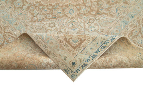 Persian Bej Klasik Pamuk Yün El Dokuma Halısı 300x397 Agacan