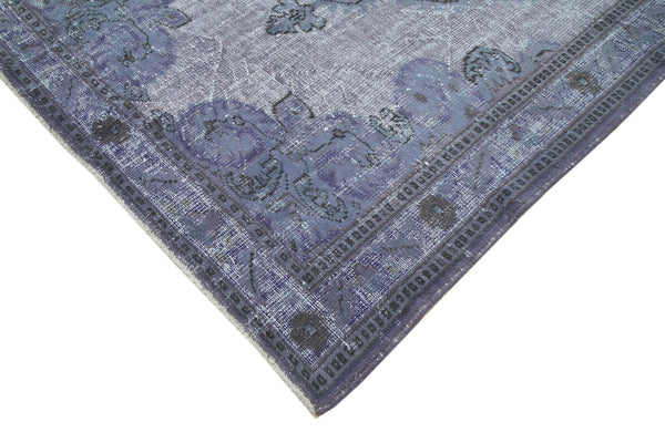 Oyma Vintage Gri Eskitme Pamuk Yün El Dokuma Halısı 174x280 Agacan