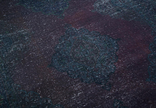 Zile Gri Eskitme Pamuk Yün El Dokuma Halısı 143x373 Agacan